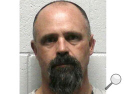 This photo provided by Lyon County Detention Center shows Troy Driver, 41, of Fallon, Nev., following his arrest Friday, March 25, 2022. Driver was being held Monday, March 28, 2022, on a felony kidnapping charge and $750,000 bail in the disappearance of Naomi Irion, 18, of Fernley. Irion was last seen early March 12, 2022, in her car in the parking lot of a Walmart store in rural Fernley. It wasn't immediately clear if Driver has a lawyer representing him. (Lyon County Sheriff's Office via AP)