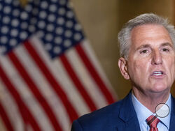 Speaker of the House Kevin McCarthy, R-Calif., speaks at the Capitol in Washington, Tuesday, Sept. 12, 2023. McCarthy says he's directing a House committee to open a formal impeachment inquiry into President Joe Biden. (AP Photo/Jacquelyn Martin)