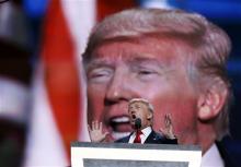 Republican presidential candidate Donald Trump, speaks during the final day of the Republican National Convention in Cleveland, Thursday, July 21, 2016. (AP Photo/Carolyn Kaster)