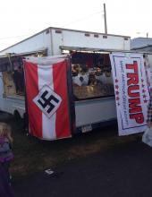 Lawrence Betsinger's stand at the Bloomsburg Fair, as shown in a picture shared on social media. (Special to the Press Enterprise)