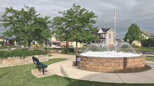 Vandals poured soap into the fountain in Berwick's Gary Heimbach Park late Thursday or early Friday.