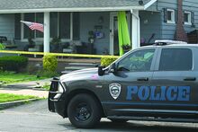 a stabbing occured Thursday evening at 517 East 2nd Street in Berwick, with Salem Township Police taping off the property.