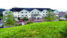 The Westminster Place apartments, located above the Geisinger-Bloomsburg Hospital, is where a resident recently hit a medical bracelet alarm to summon help after the building filled with smoke.