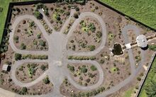 The butterfly garden at Folk’s Butterfly Farm in Mifflin Township is where owner David Folk would like to host weddings and other events.