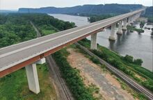 Today, PennDOT is opening the new Central Susquehanna Valley Transportation project bridge, above, between 10 a.m. and 3 p.m. for those who sign a waiver during a one-time event. The bridge over the west branch of the Susquehanna River cost $156 million. It’s 180 feet over the river and is 4,500 feet long.