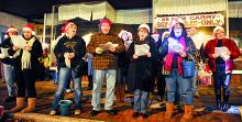 Victorian Night carolers in Berwick